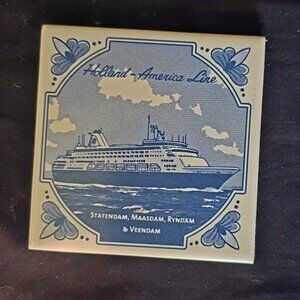 Vtg Holland - America Line Statendam, Maasdam, Ryndam & Veendam Coaster